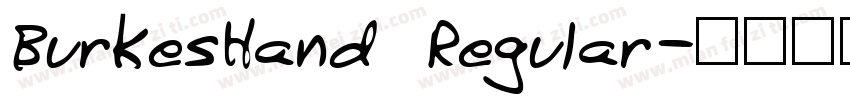 BurkesHand Regular字体转换